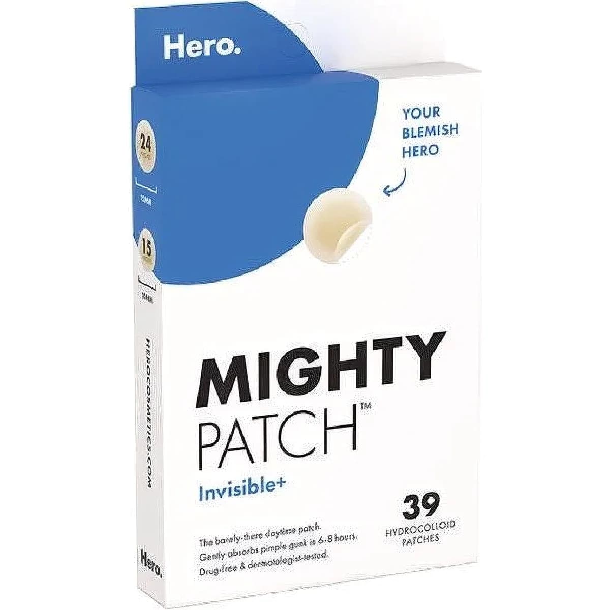 Parches para Granitos Mighty Patch Invisible+ x39 — Hero.Mighty