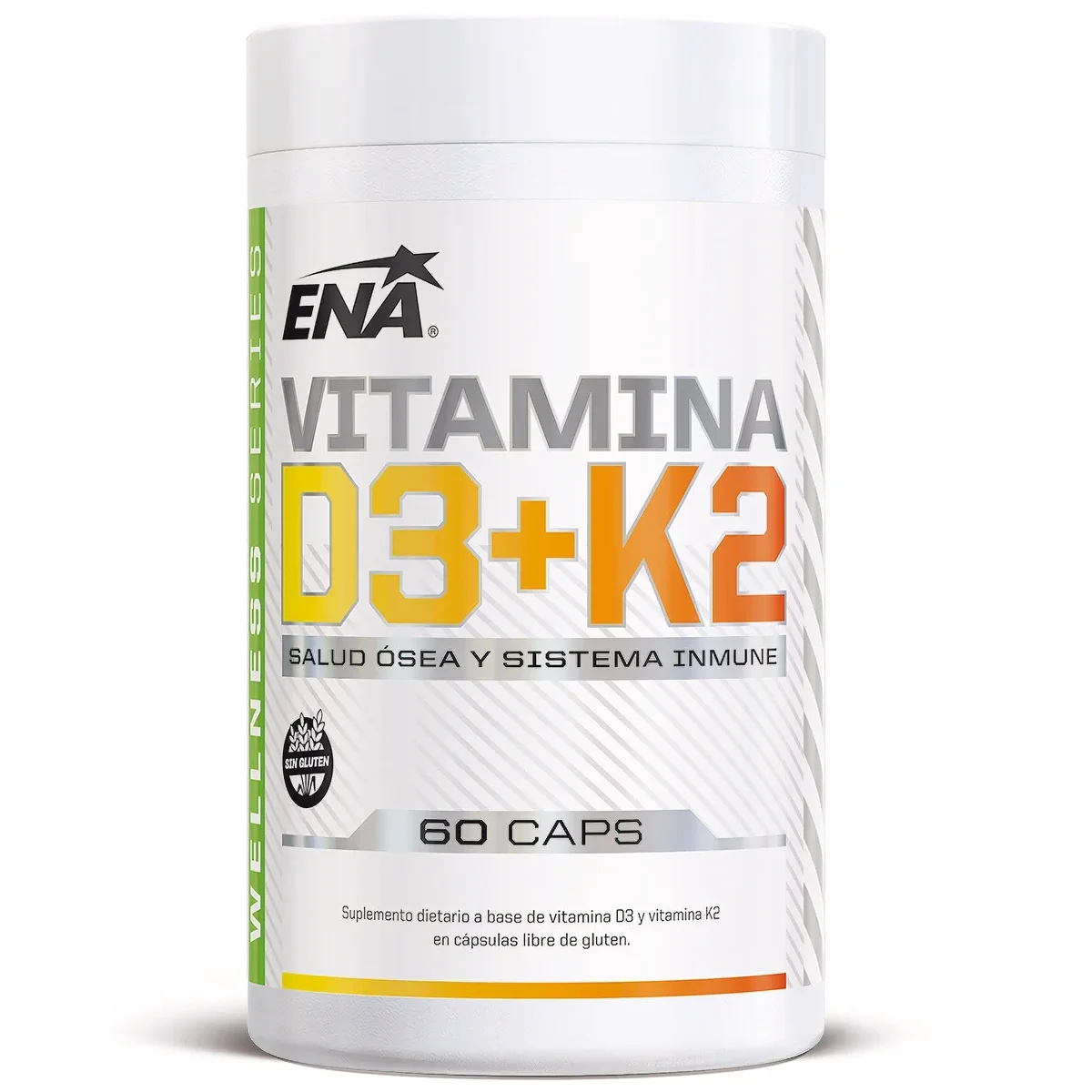 Vitamina D3 + K2 ENA Sport Nutrition x 60 cápsulas